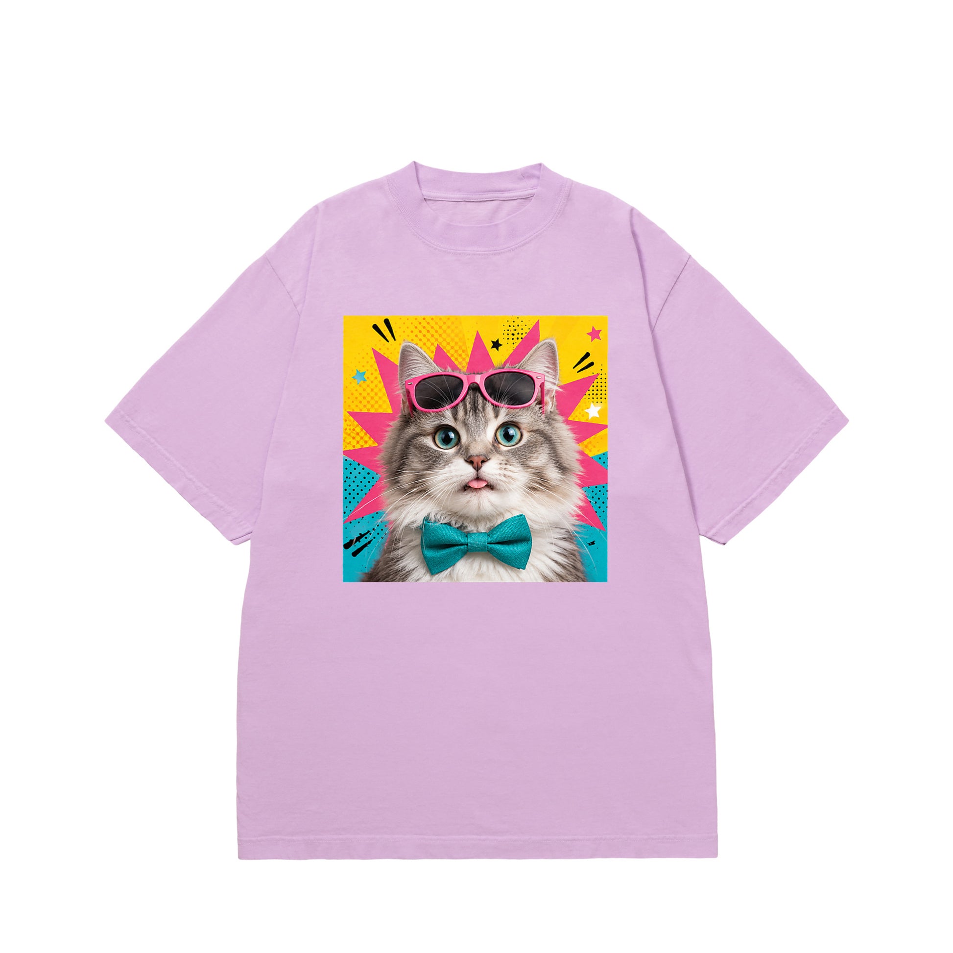 ねこT2 pastel-purple image