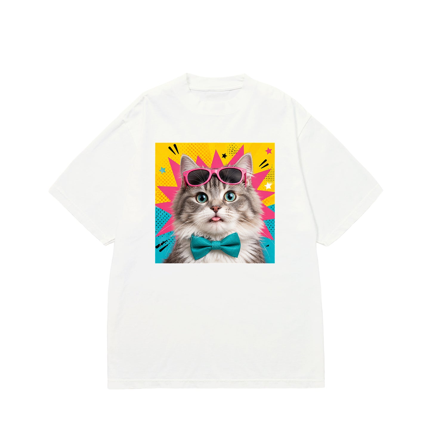 ねこT2 white image