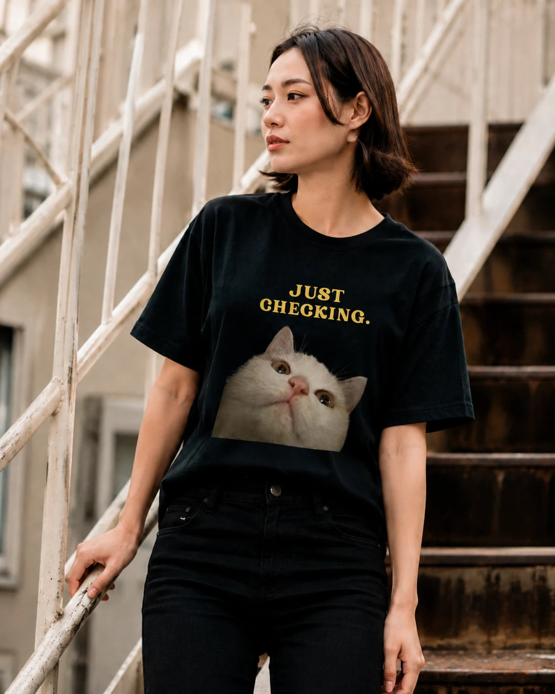 ちょっと確認です Tシャツ着用イメージ